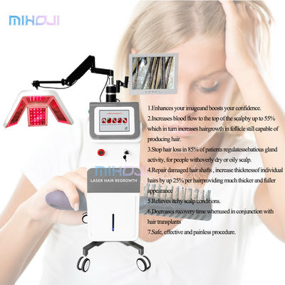 Buy 5 In 1 PDT LED Light Laser Hair Growth Machine With 650nm Laser Wave online manufacture
