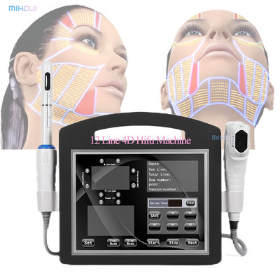 Buy 4D White Hifu Beauty Machine M001 20000 Shots Cartridge 12 Line Hifu Body Machine online manufacture