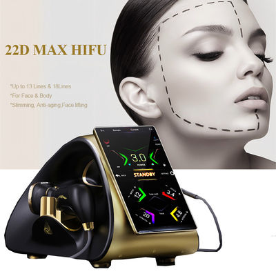 22d Max Hifu Machine 13 Lines Hifu Cartridge For Face Body Slimming Rf Lipo Hifu 18d Machine